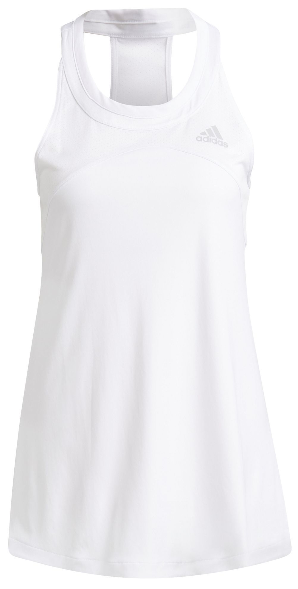 Женский топ теннисный Adidas Club Tank Top W - white/grey two