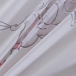 Детское постельное белье Sofi De MarkO Веселый слоник молоко