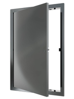 Люк ревизионный LN фланец 200х300 нажимной 223х323 пластик Gray EVECS