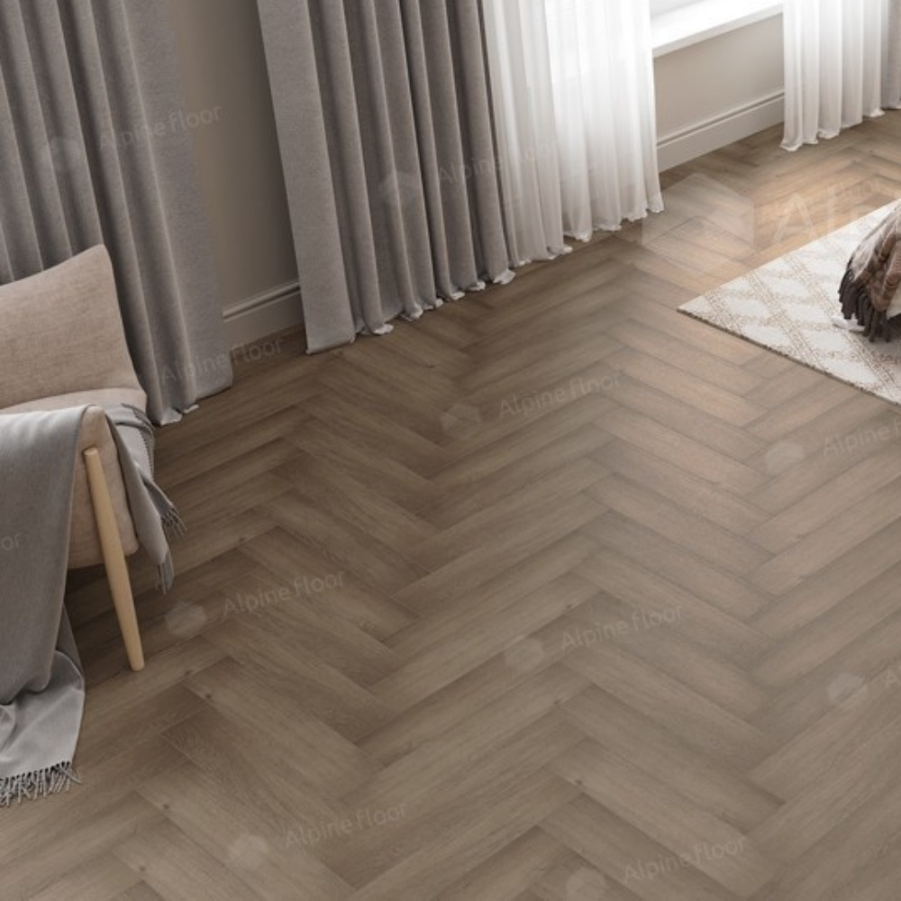 Кварцвиниловая плитка Alpine Floor Parquet LVT ECO 16-7 Дуб Насыщенный
