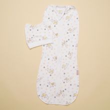 Комплект (конверт-пелёнка, шапочка) для девочки с ламами KOGANKIDS