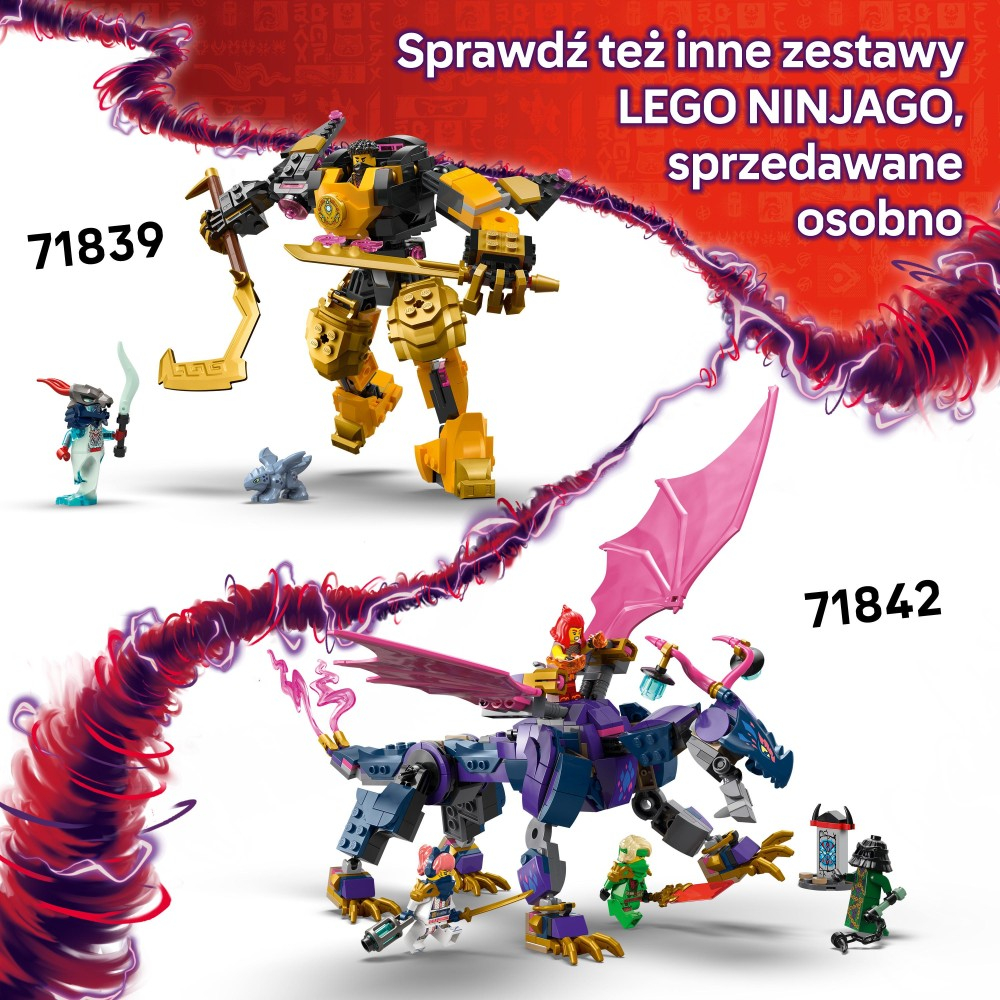 Конструктор LEGO Ninjago 71838 Мотогонка Кая арт. 71838 79 дет — фото 10