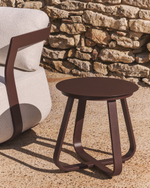 Уличный столик Tamaris из алюминия коричневого цвета Ø48 см