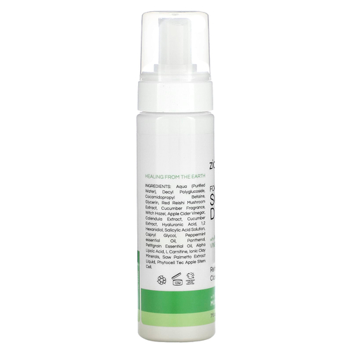 Zion Health, Пенка для детоксикации кожи головы с яблочным уксусом, 210 мл