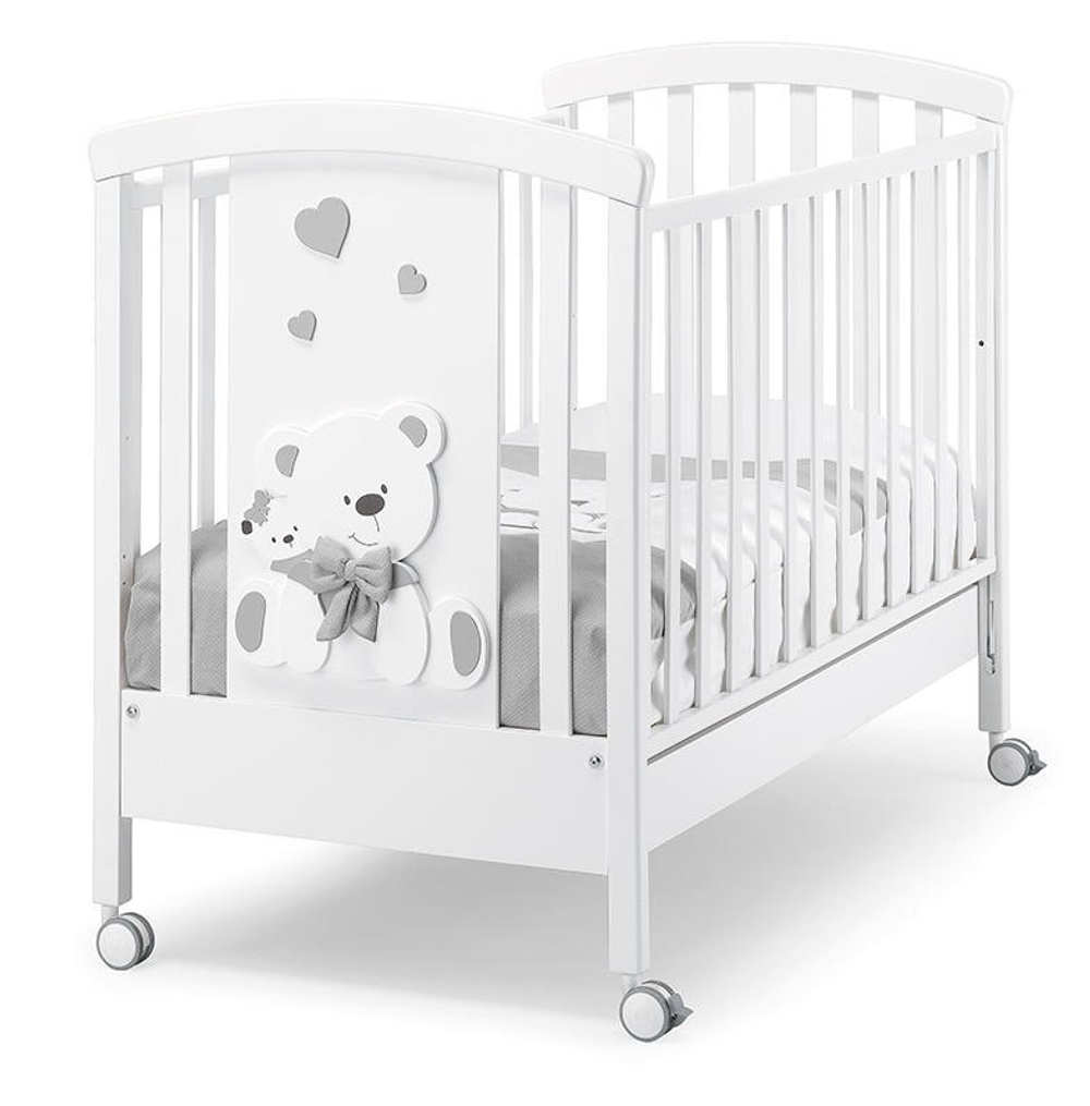 Детская кровать Erbesi Tato белый/серый