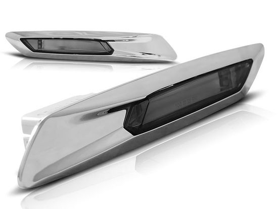 Повторители поворота silver smoke для BMW 5 F10 / F11