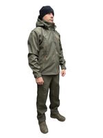 Костюм демисезонный Вожак 105 Форест SoftShell олива, мембранный