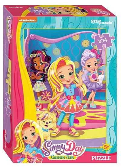 Пазл 104эл "Sunny Day" (Никелодеон) (Степ пазл)