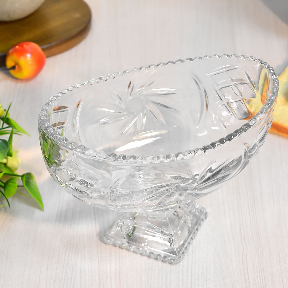 Ваза на ножке 18,5*11*14см "Sunstar"