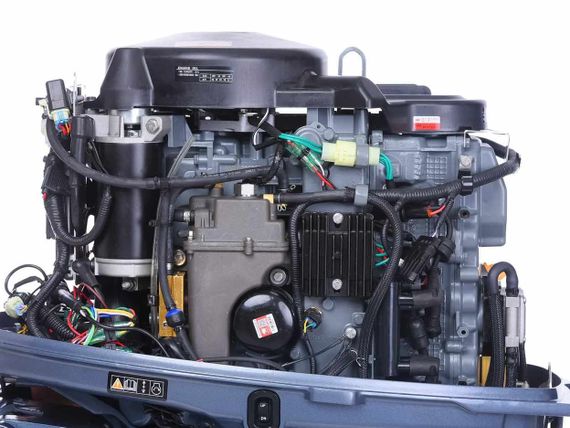 4х-тактный лодочный мотор MIKATSU MF60FEL-T-EFI с водомётной насадкой (2024)