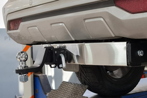 Фаркоп с унив. электрикой Smart, съемный квадрат, С НЕРЖ Накладкой Mitsubishi Pajero Sport 2021- (паспорт и сертификат) ПТ ГРУПП.MPS-21-991124.00