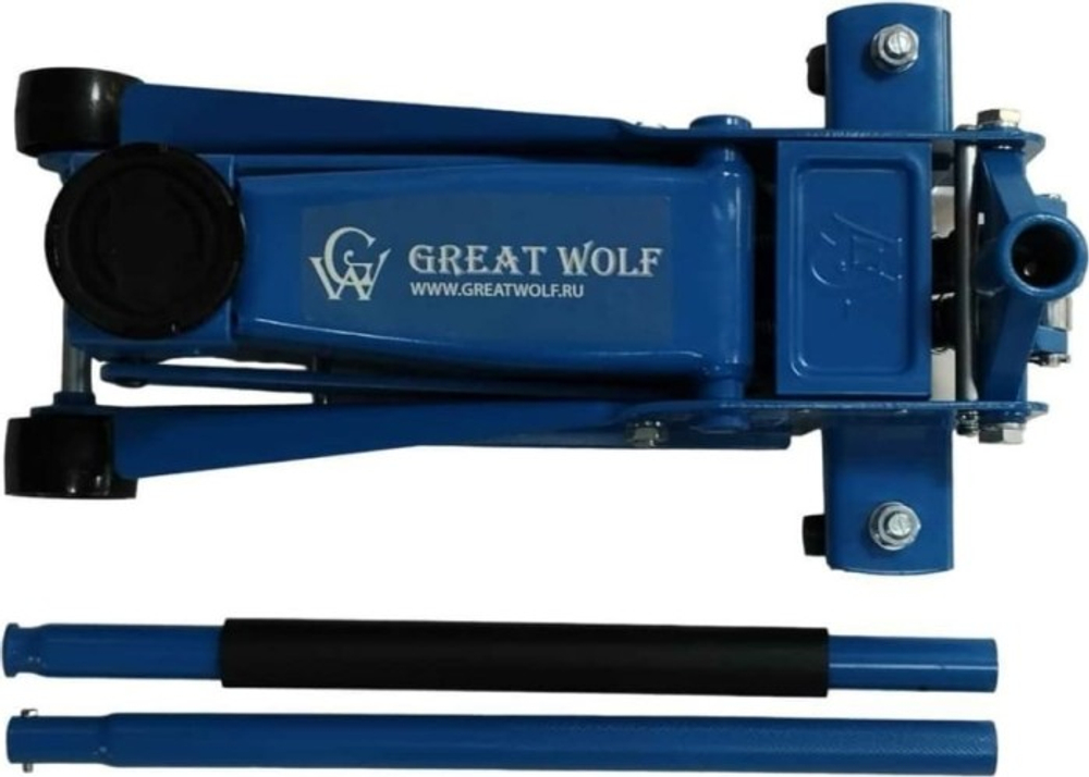 Домкрат подкатной GREAT WOLF GW-030 гидравлический 3 т, 133-465 мм