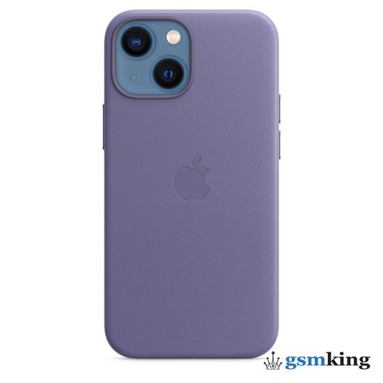 Apple Leather Case with MagSafe iPhone 13 Mini Wisteria «Сиреневая глициния» MM0H3Z/A