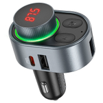 Автомобильный FM-трансмиттер HOCO E72 Bluetooth (черный)
