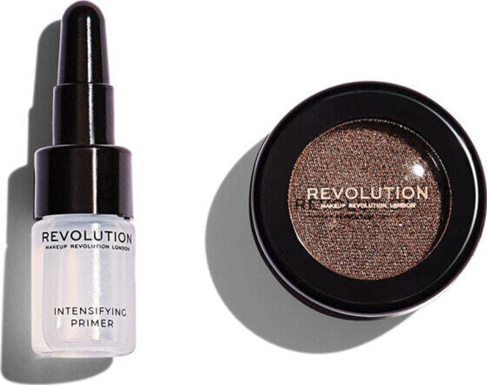 Makeup Revolution Cień do powiek Flawless Foils Overcome + baza