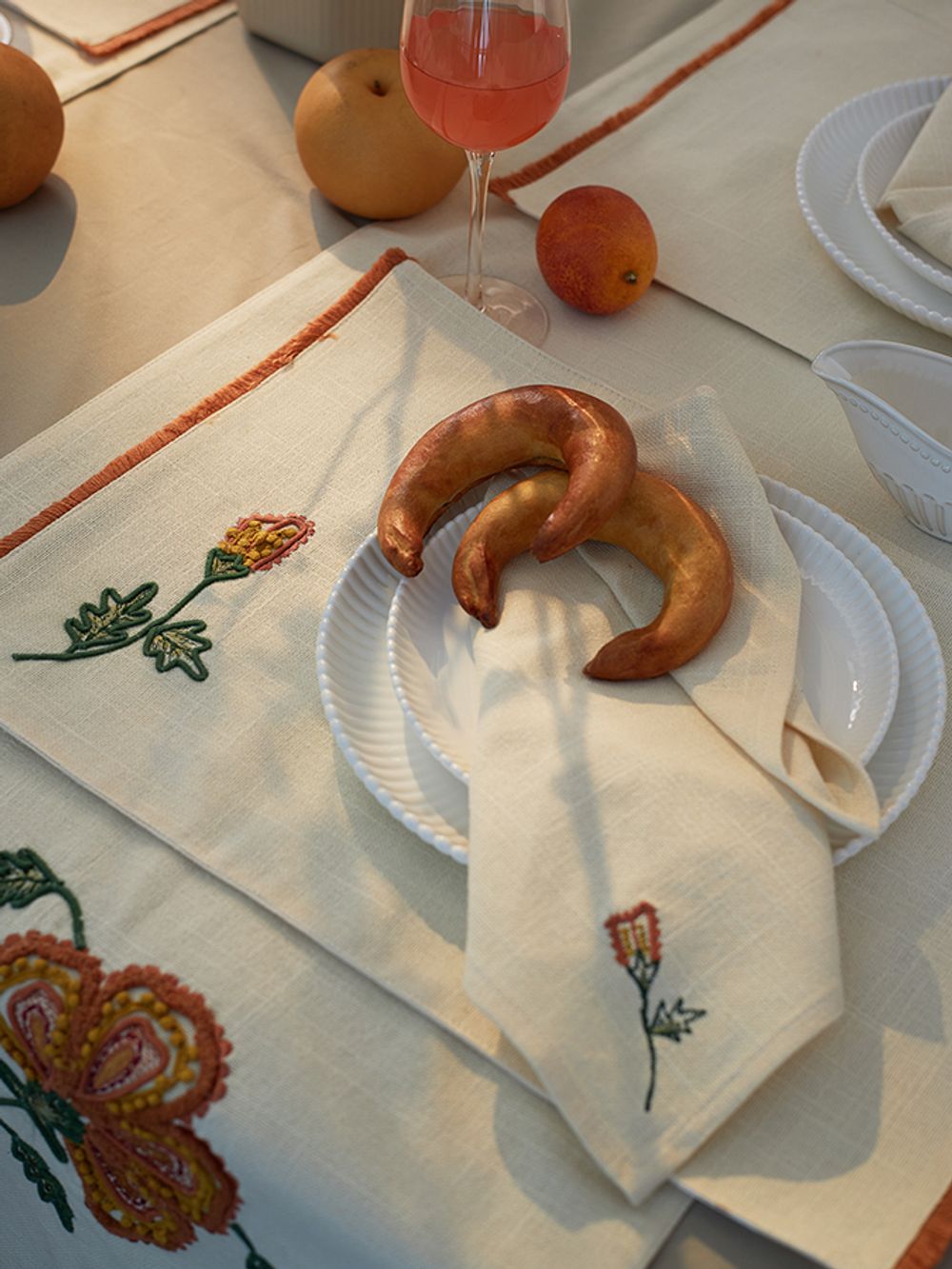 Салфетка сервировочная Spring flower из коллекции Ethnic, 45х45 см