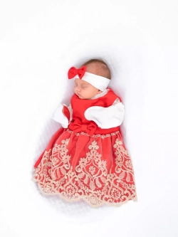 Комплект на выписку новорождённому с переноской зимний