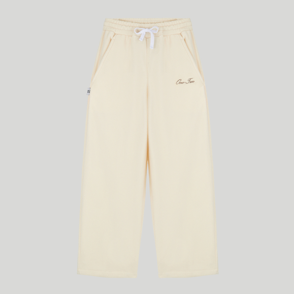 Drawstring Sweatpants Cream