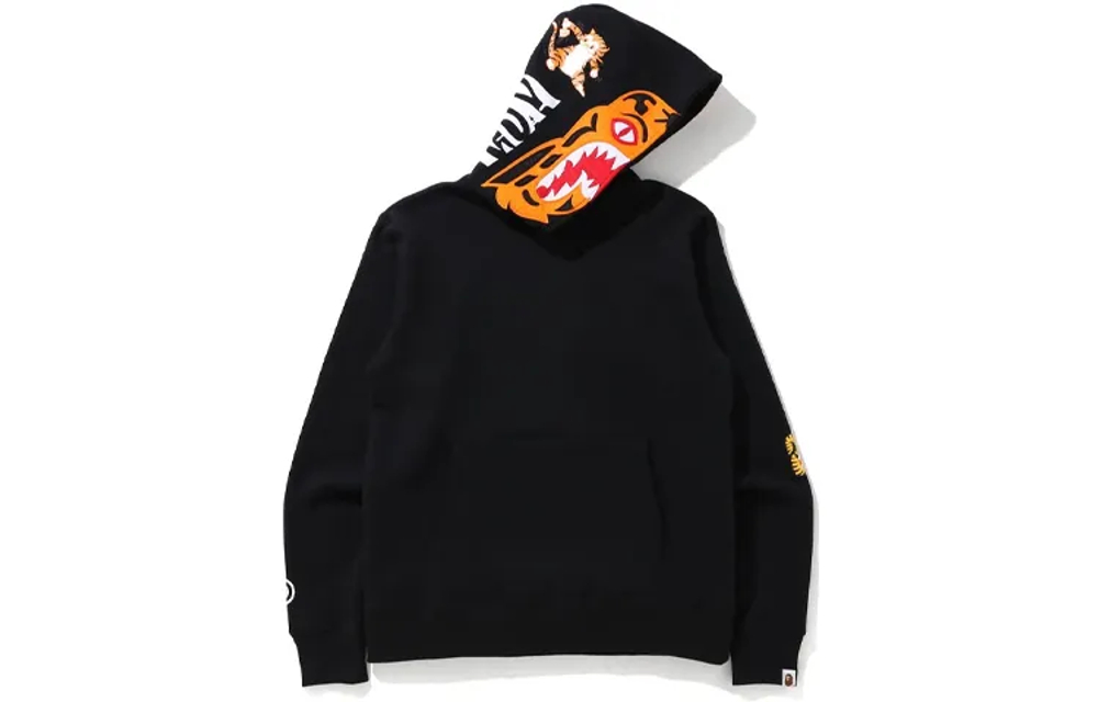 A Bathing Ape Vintage Wash Tiger Wide Pullover Hoodie