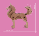 Набор миниатюрных моделей "Для девочек" (UNIWOOD) - Деревянный конструктор, 3D пазл, сборная модель