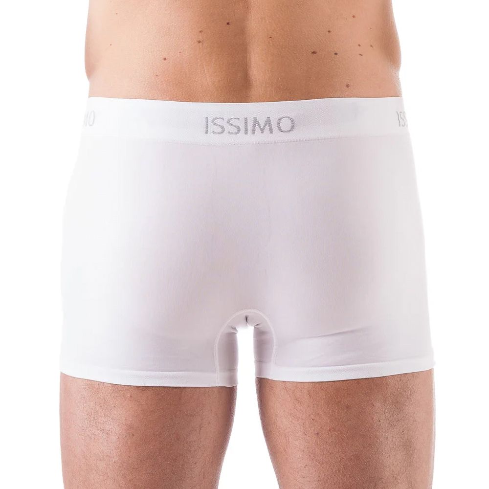 Мужские трусы боксеры белые бесшовные ISSIMO BOXER 211