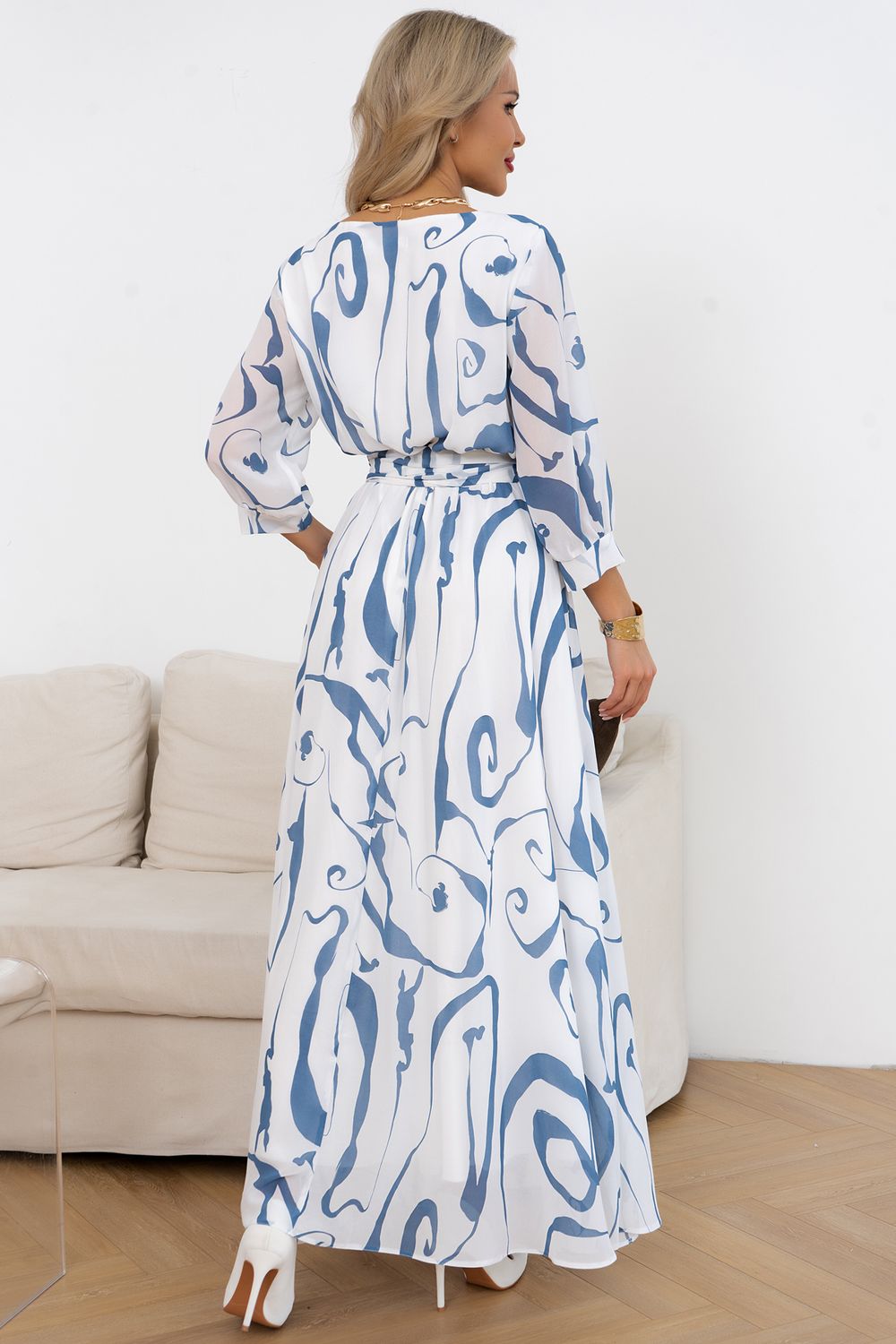 Платье Марго (белый/голубой) Р11-1245/4 Nikol