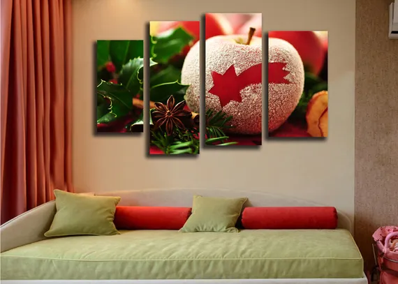 Модульная картина "Сахарное яблоко"