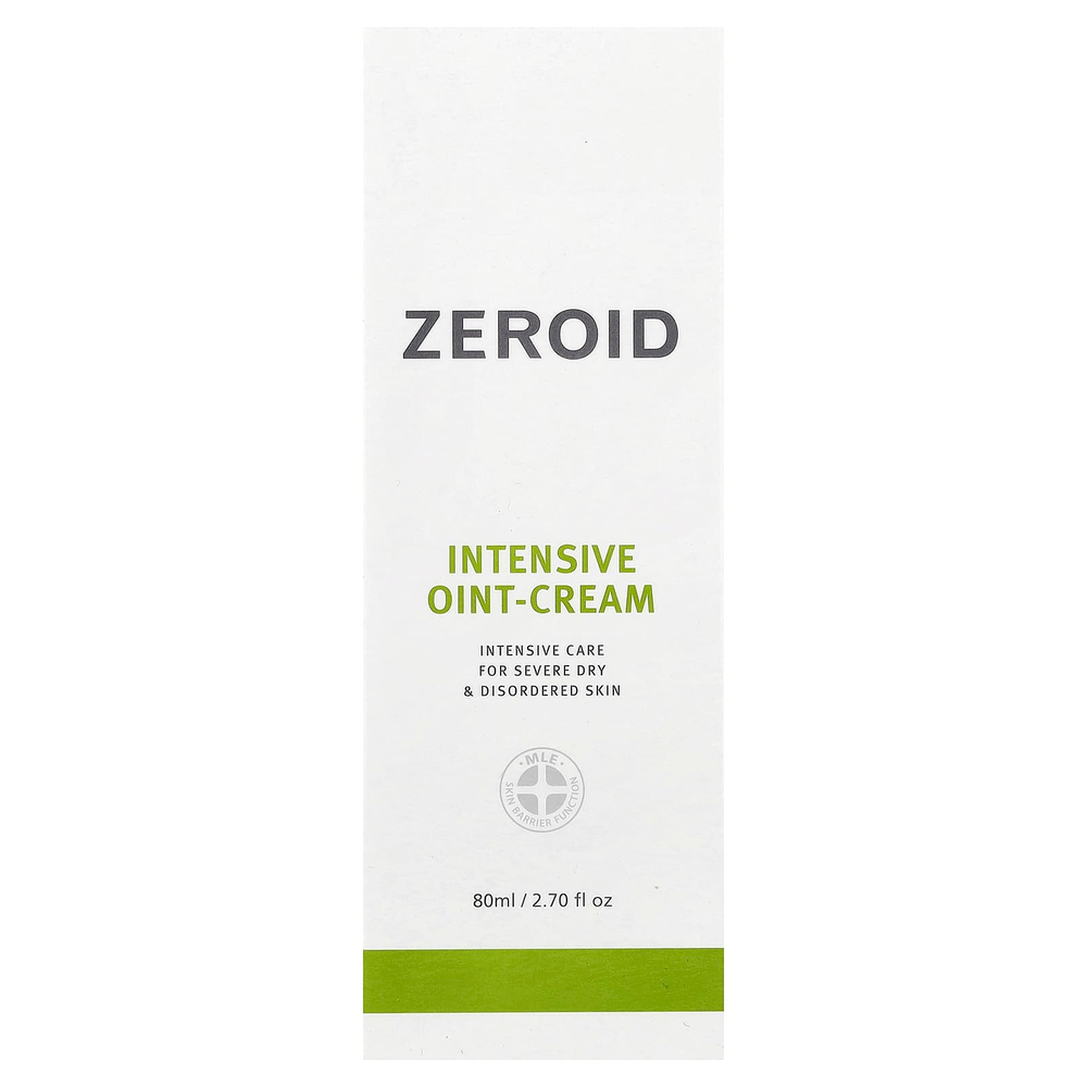 Zeroid, интенсивный мазь-крем, для сильной сухой и поврежденной кожи, 80 мл (2,7 жидк. унции)