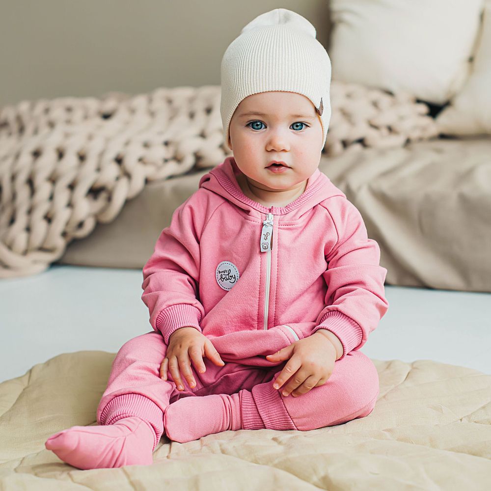 Шапка хлопковая двухслойная "Молоко" 0+