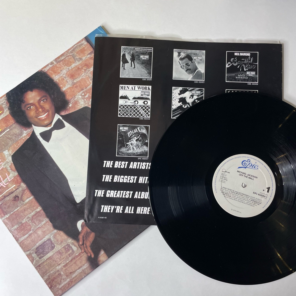 Винтажная виниловая пластинка LP Michael Jackson Off The Wall (Нидерланды 1986)