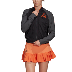 Женская теннисная куртка Adidas VRCT Primeblue Jacket Women - Gray