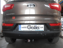 Фаркоп оцинкованный Galia H083C для Hyundai ix35 2010-2015, Kia Sportage 2010-2015(паспорт и сертификат в комплекте)(без электрики)