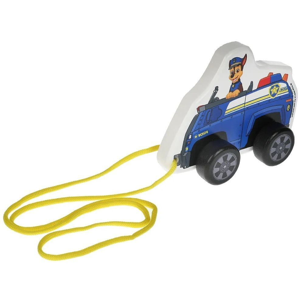 Каталка Буратино, Щенячий патруль Гонщик, 12 см, дерево, PAWPET-12