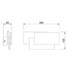 8089 Настенный светильник TAHITI XL
