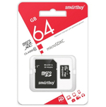 карта памяти SmartBuy 8Gb microSDcl.4