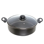 Жаровня 28см «FOREVER» со стеклянной крышкой, ручки съемные JBr1-728-11