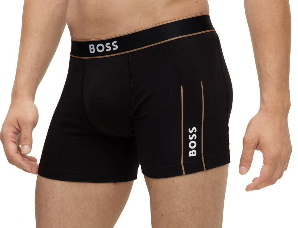 Мужские спортивные боксеры BOSS x Matteo Berrettini BoxerBr 24 Logo - black