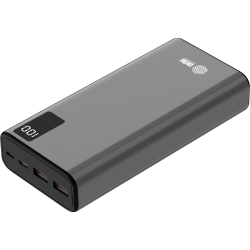 Мобильный аккумулятор Cactus CS-PBFSFA-20000 20000mAh 4.5A 2xUSB-A/USB-C серый