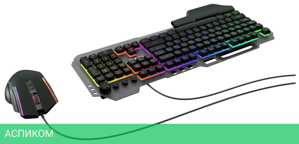 Набор периферии Oklick 700GMK черный (1533156)