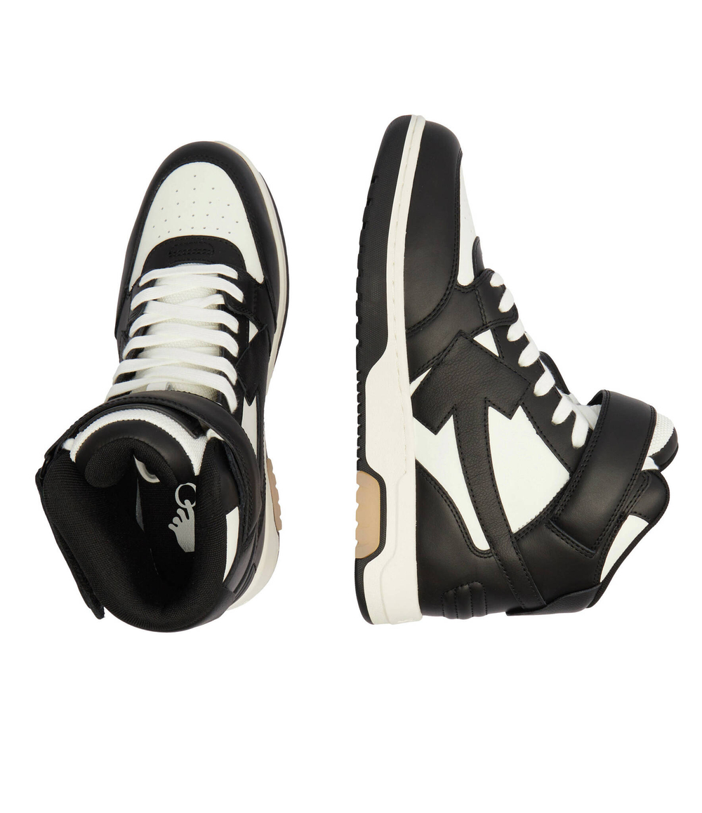 Кожаные кроссовки OFF-WHITE - черный(OMIA259C 99LEA001)