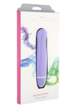 Фиолетовый мини-вибратор Microscopic Mini Mite - 12,5 см. (Цвет: фиолетовый)