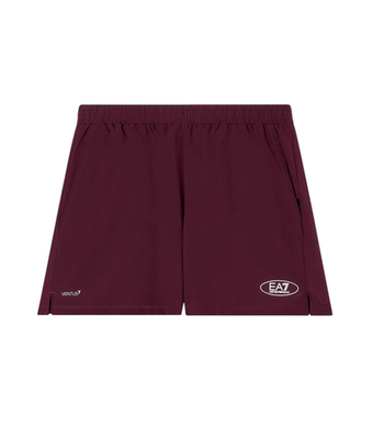 Мужские теннисные шорты EA7 Tennis Pro - bordeaux