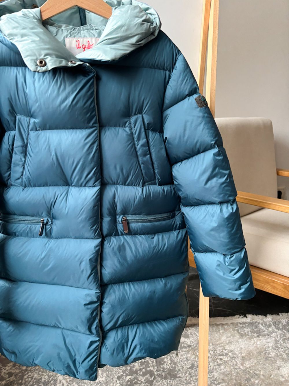 Пуховое пальто Il Gufo, 128