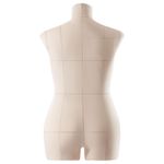 Манекен портновский Моника, торс, вид сзади, размер 50.