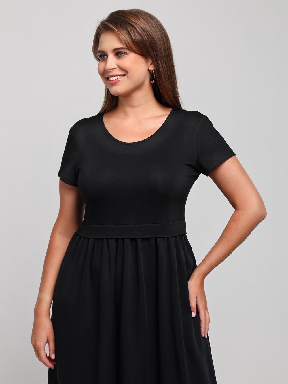 Платье Женственность Виотекс ЧЁРНЫЙ