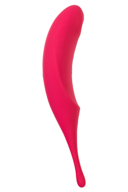 Точечный вибратор с вакуумной стимуляцией Satisfyer Twirling Pro, силикон, красный 20 см