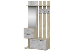 Готовая прихожая Вальс ВШ-1 дуб крафт серый / бетонный камень