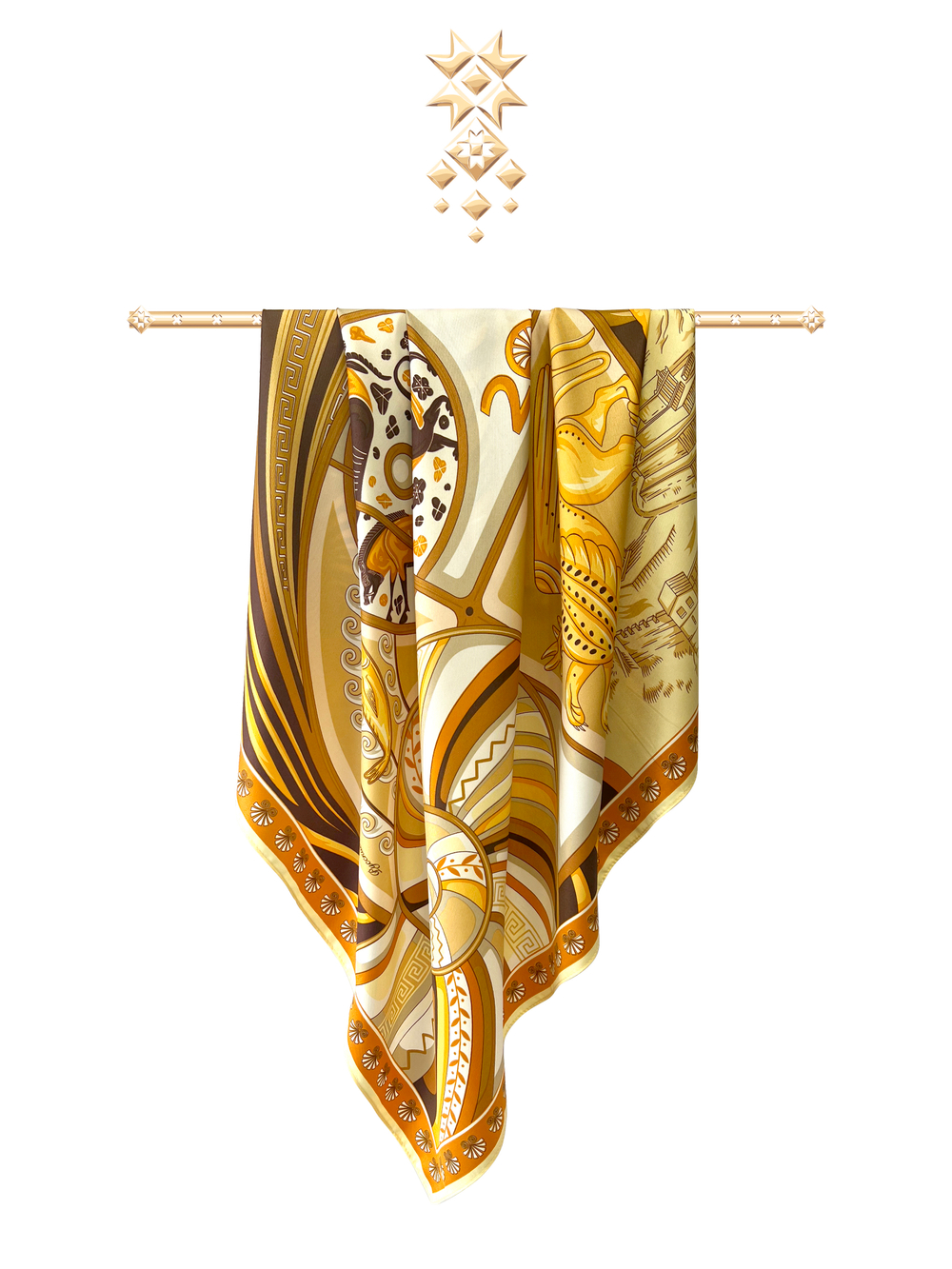 Платок «Колесо времени»