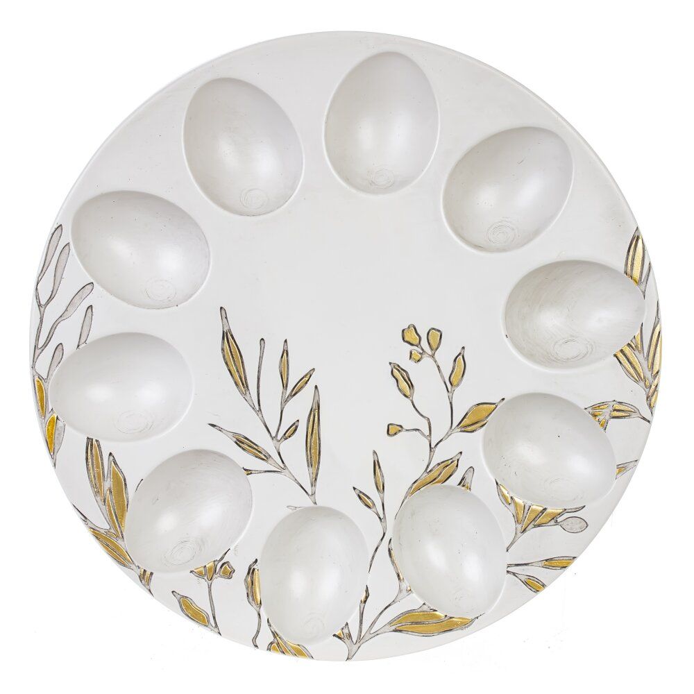 GAEM Тарелка для 10-ти яиц, L22,5 W22,5 H2,5 см