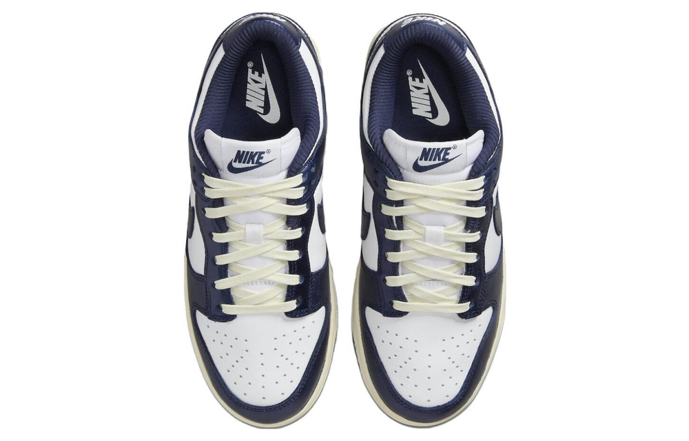 Кроссовки Nike Dunk Low "Midnight Navy And White" 2023 (Женская размерная сетка)